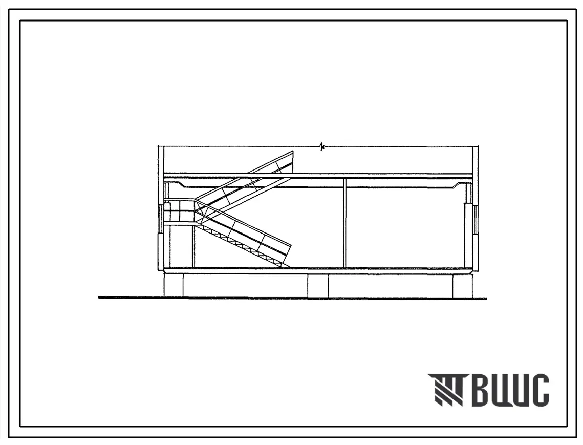 Типовой проект 402-19-06.86 Блок-бокс лестничной клетки 1 этажа и рабочей комнаты БЛК 1 РК