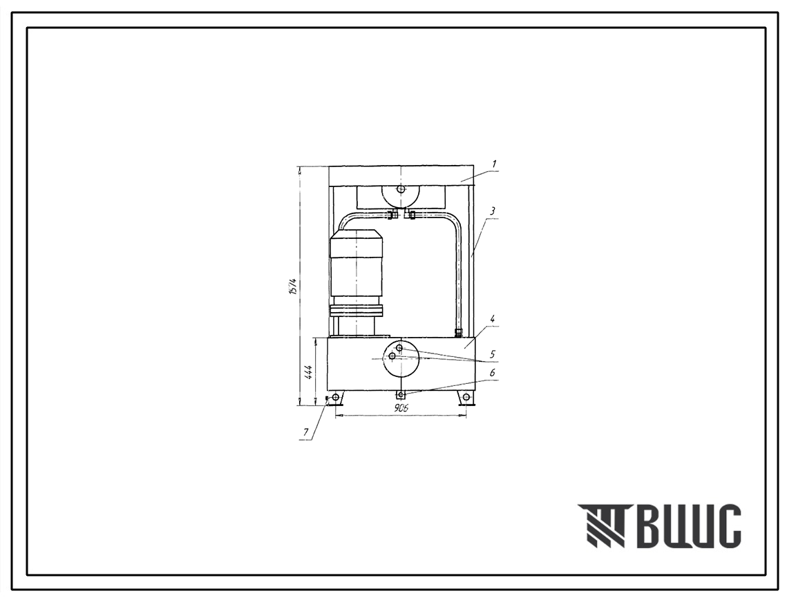 Шифр 2С160.Б.В2.10.71,4.15 Насосная установка 2С160.Б.В2.10.71,4.15