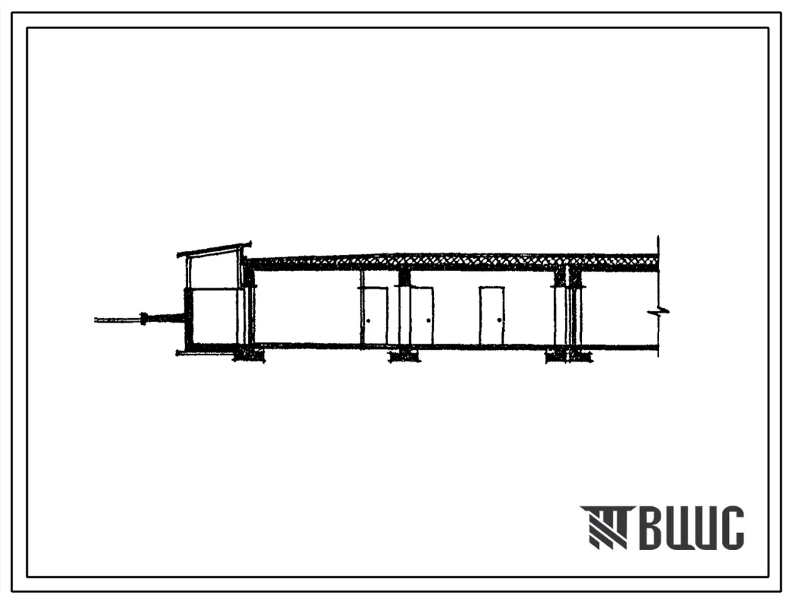 Типовой проект 293-6-15с.13.87 Учебный тир на 4 стрелковых места. Для Узбекской ССР