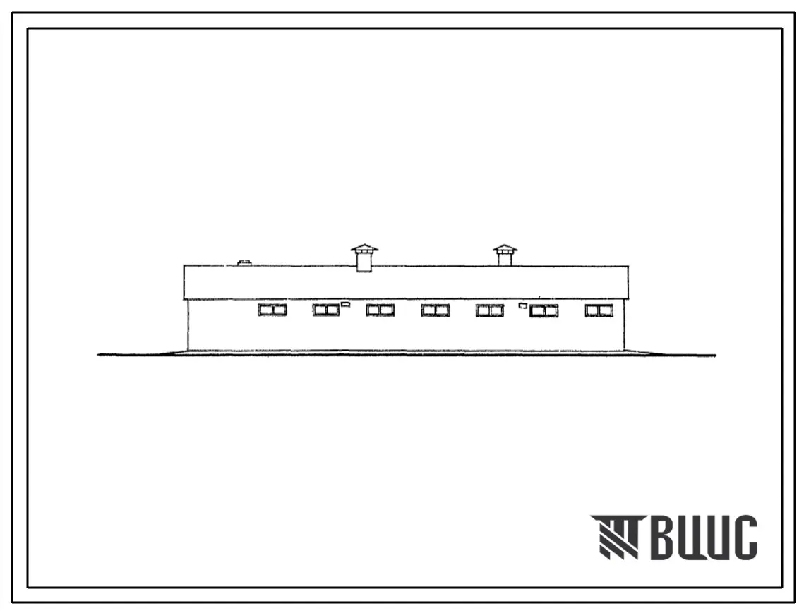 Типовой проект 804-1 Конюшня на 20 рабочих лошадей крупных пород.(Для 4 проеткно-строительной зоны).
