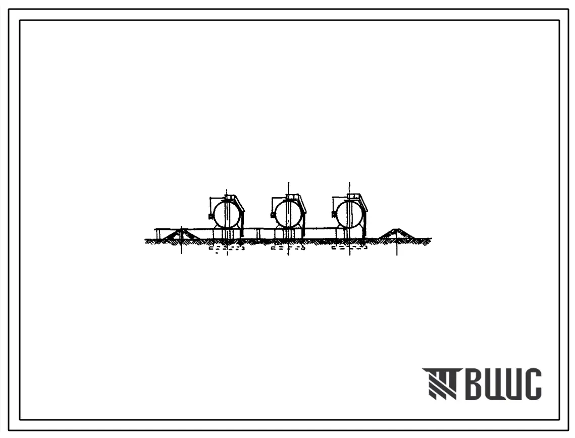 Типовой проект 704-3-21 Открытые склады масла с горизонтальными и вертикальными резервуарами для подстанций 35-500кв.