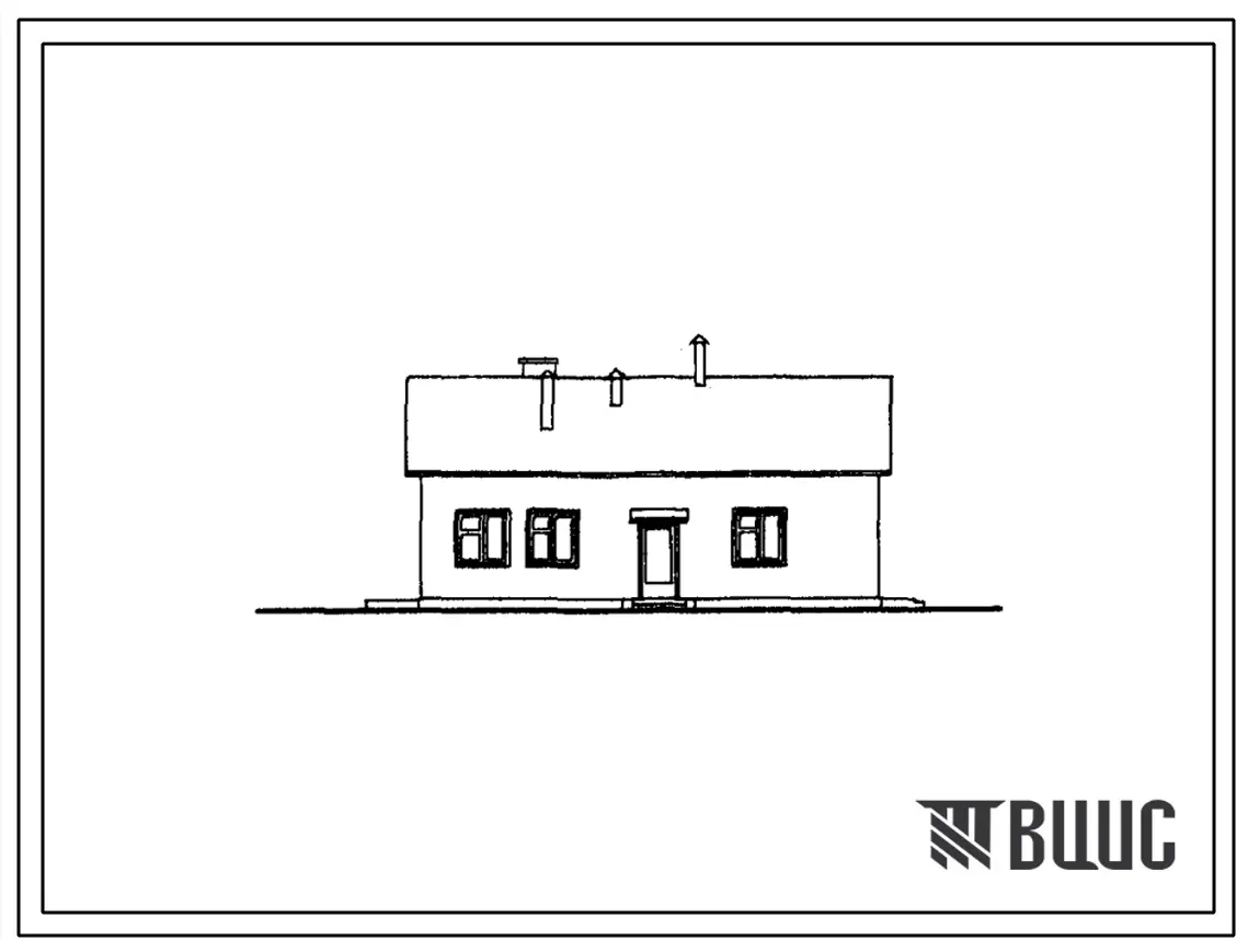 Типовой проект 806-11 Служебно-бытовое здание на 14 человек для нутриеводческих ферм с пунктом первичной обработки шкурок. Для строительства в районах с расчетной наружной температурой -10 и -20?С. (Для 3-5 проектно-строительных зон).