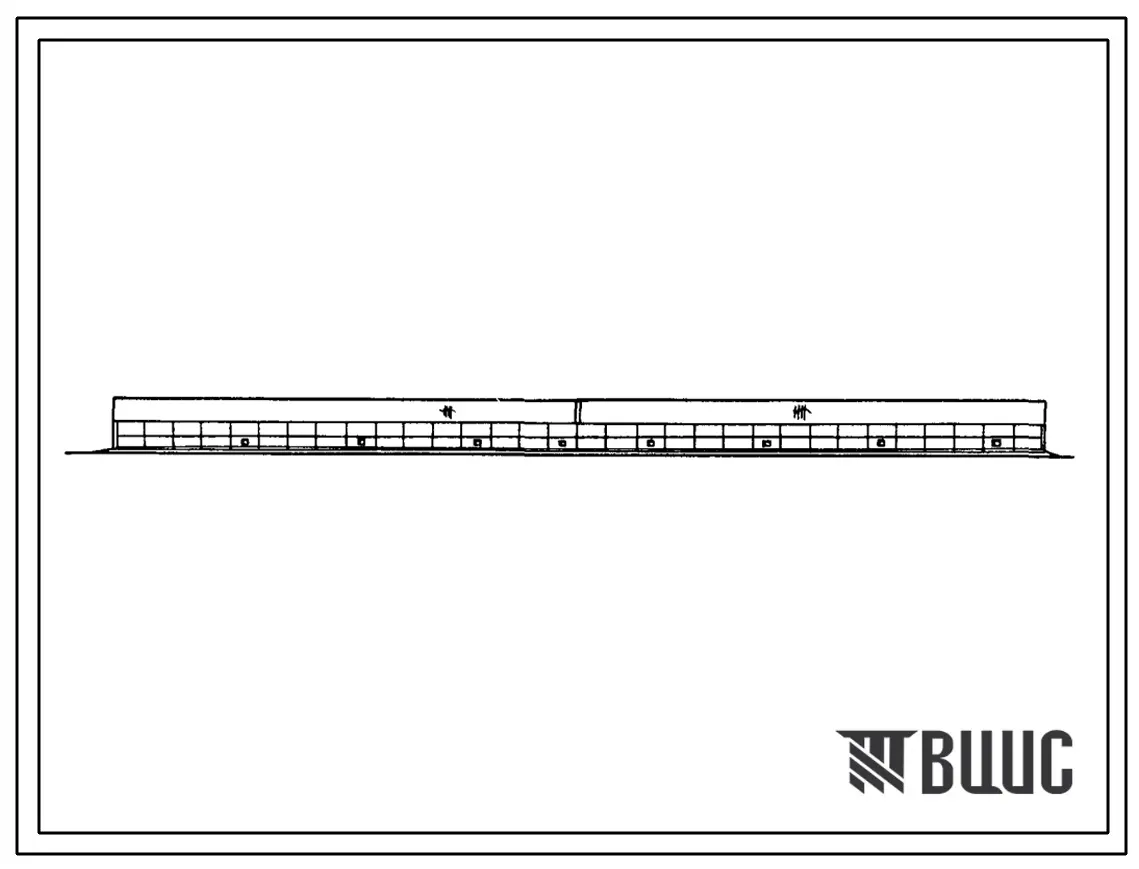 Типовой проект 805-3-74.86 Птичник на 8400 голов кур ремонтного молодняка контрольного стада множителя исходных линий. Содержание птицы на глубокой подстилке с применением комплекта оборудования КРМ-12.