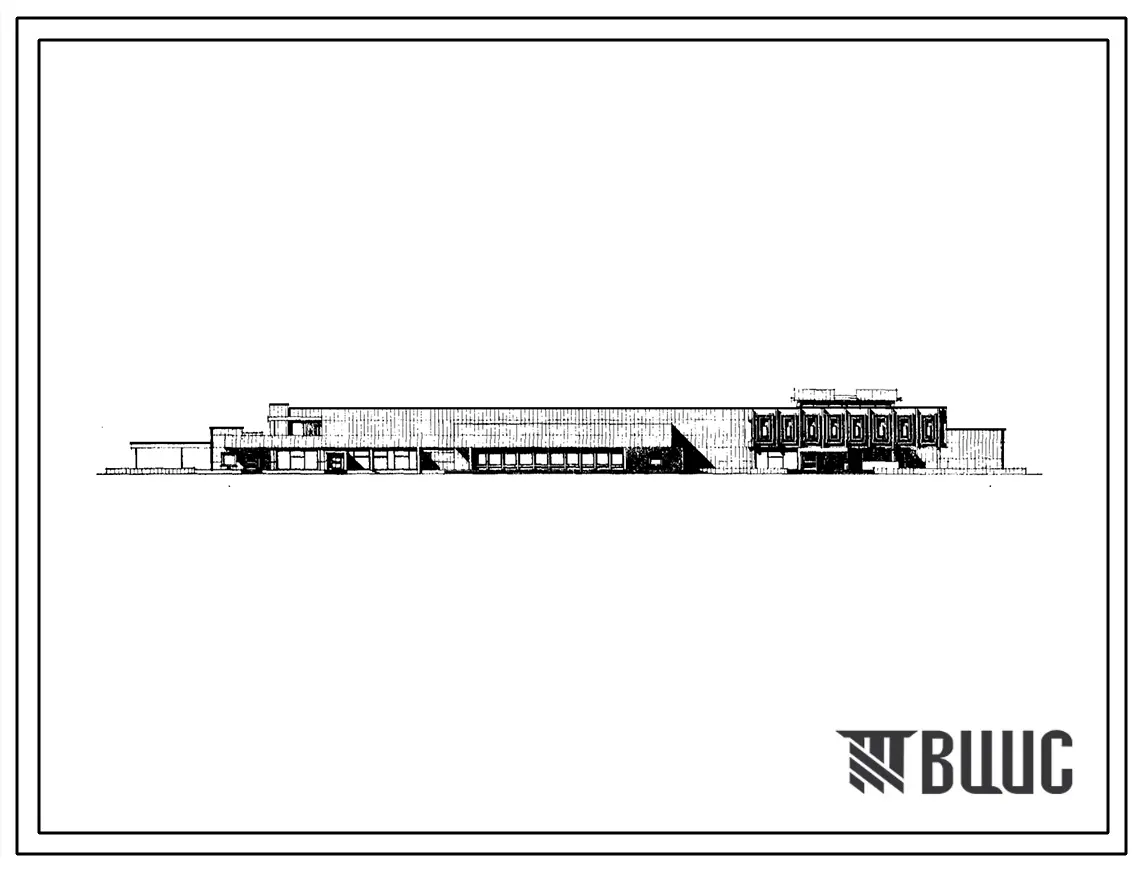 Типовой проект 272-30-90сп Торговый центр(тип II) в составе: универсама торговой площадью 650 м?, ресторана на 100 мест с чайханой на 50 мест, комплексного приемного пункта бытового обслуживания на 20 рабочих мест, отделения связи II категории со сберкасс