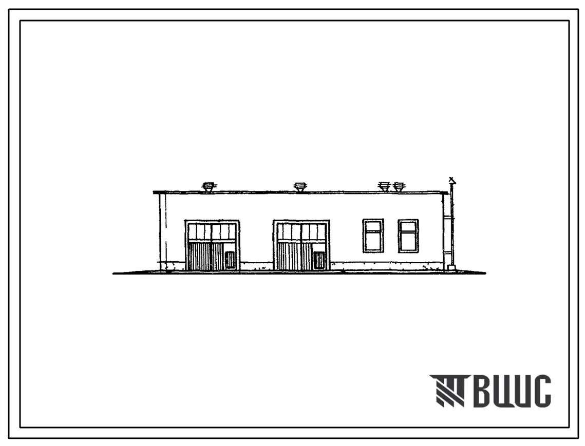 Типовой проект 411-1-32/71 Лесная пожарно-химическая станция