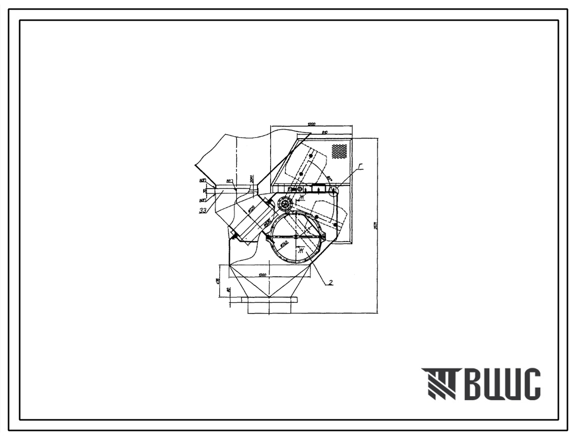 Шифр И499.00.00.00.00 Клапан выгрузочный И499.00.00.00.00