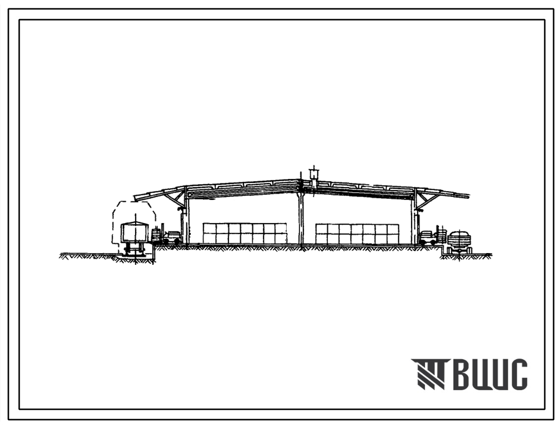 Типовой проект 705-1-82 Прирельсовые склады емкостью 1200, 2400 и 3500 т для хранения аммиачной селитры на стоечных поддонах.