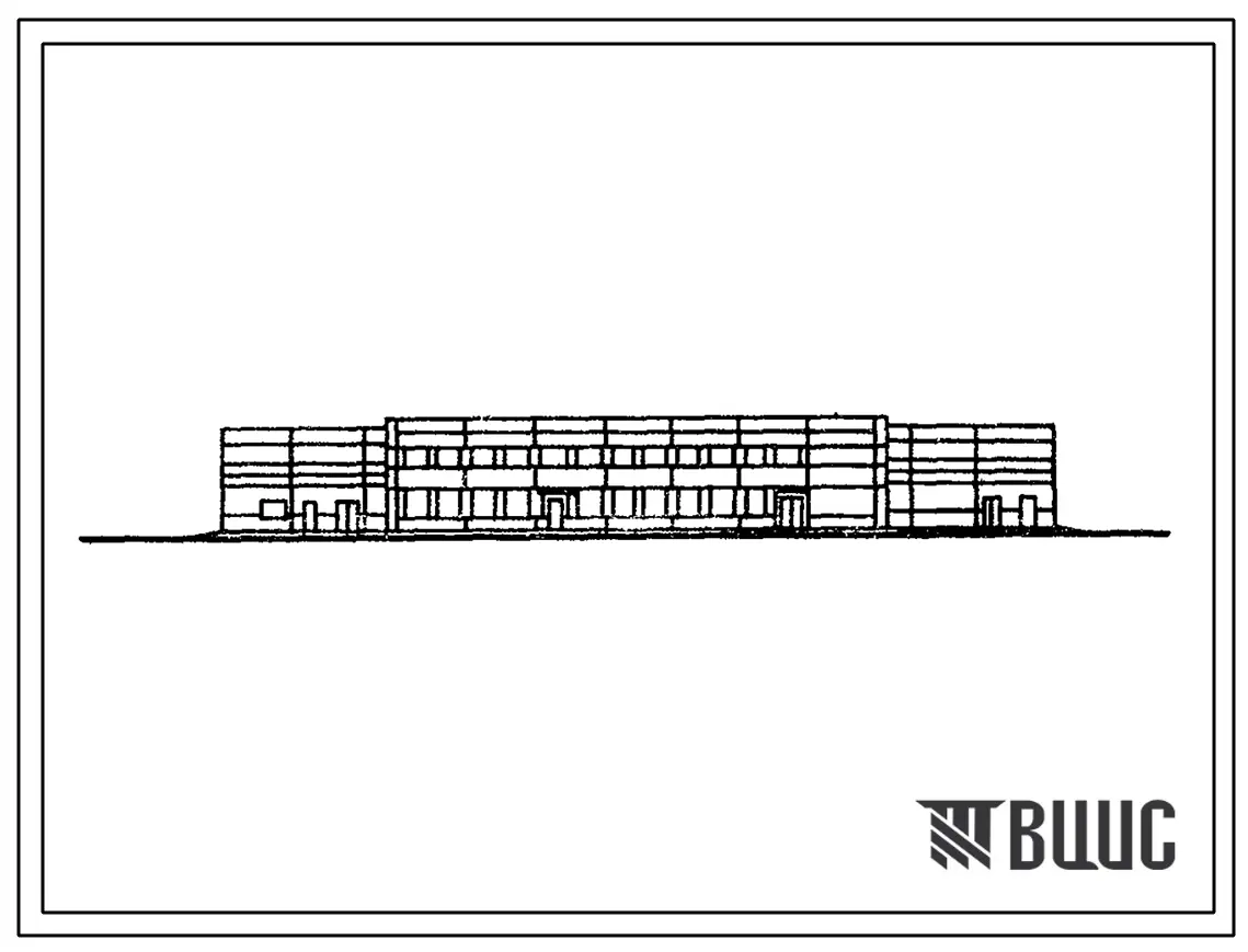 Типовой проект 503-3-7 Постовой профилакторий для обслуживания и ремонта 400 грузовых газобалонных автомобилей.