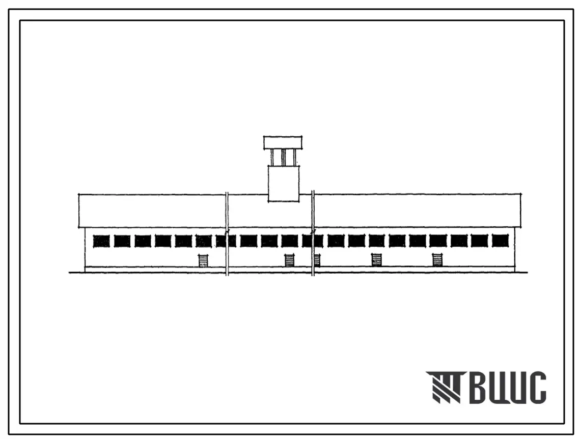 Типовой проект 802-41 Свинарник для содержания 600 голов поросят-отъемышей и 50 голов ремонтного молодняка в товарных фермах.