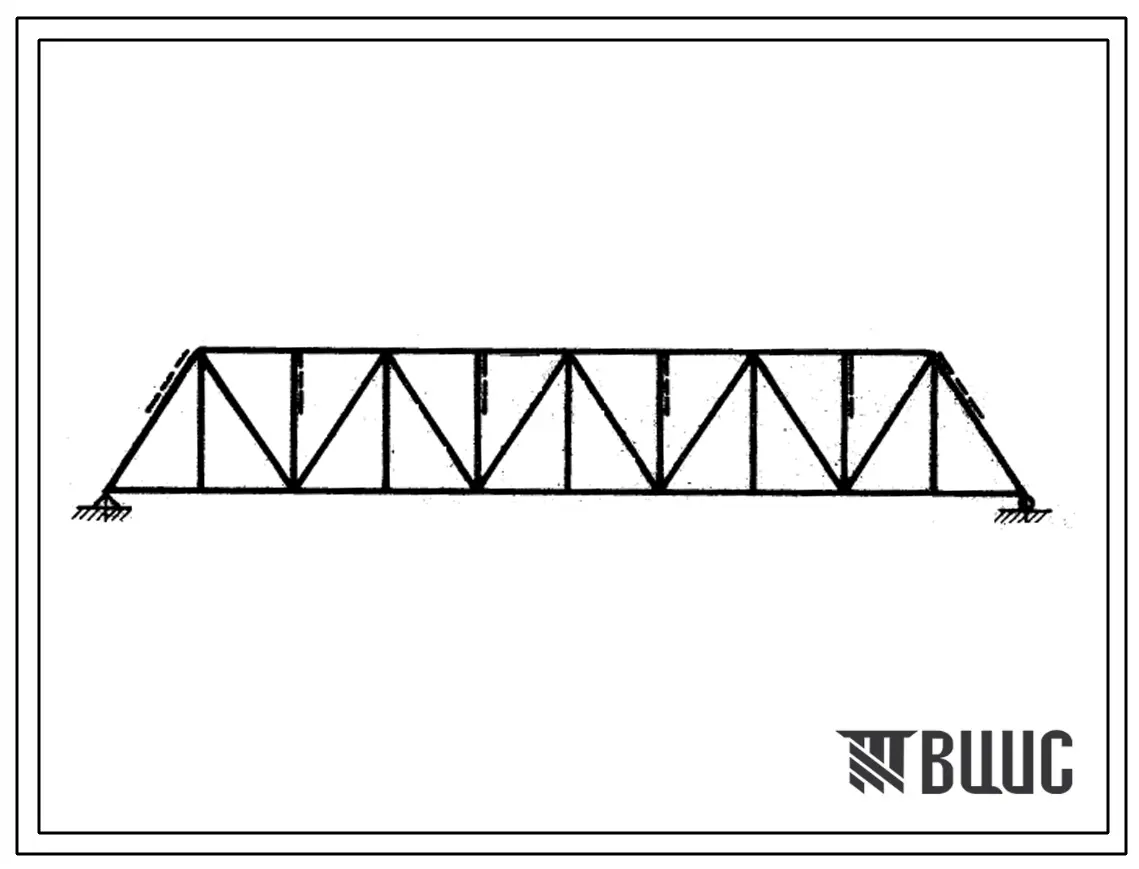 Серия 3.501-50 Металлические железнодорожные пролетные строения с ездой понизу пролетами 33-55м из стали М16С с коробчатыми сечениями поясов, сварными элементами и монтажными соединениями на высокопрочных болтах. Материалы для проектирования.
