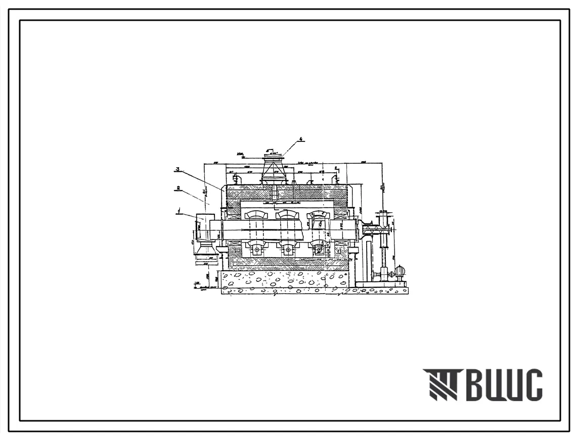 Проект 38071 Печь барабанная для прокалки маршалита на газе