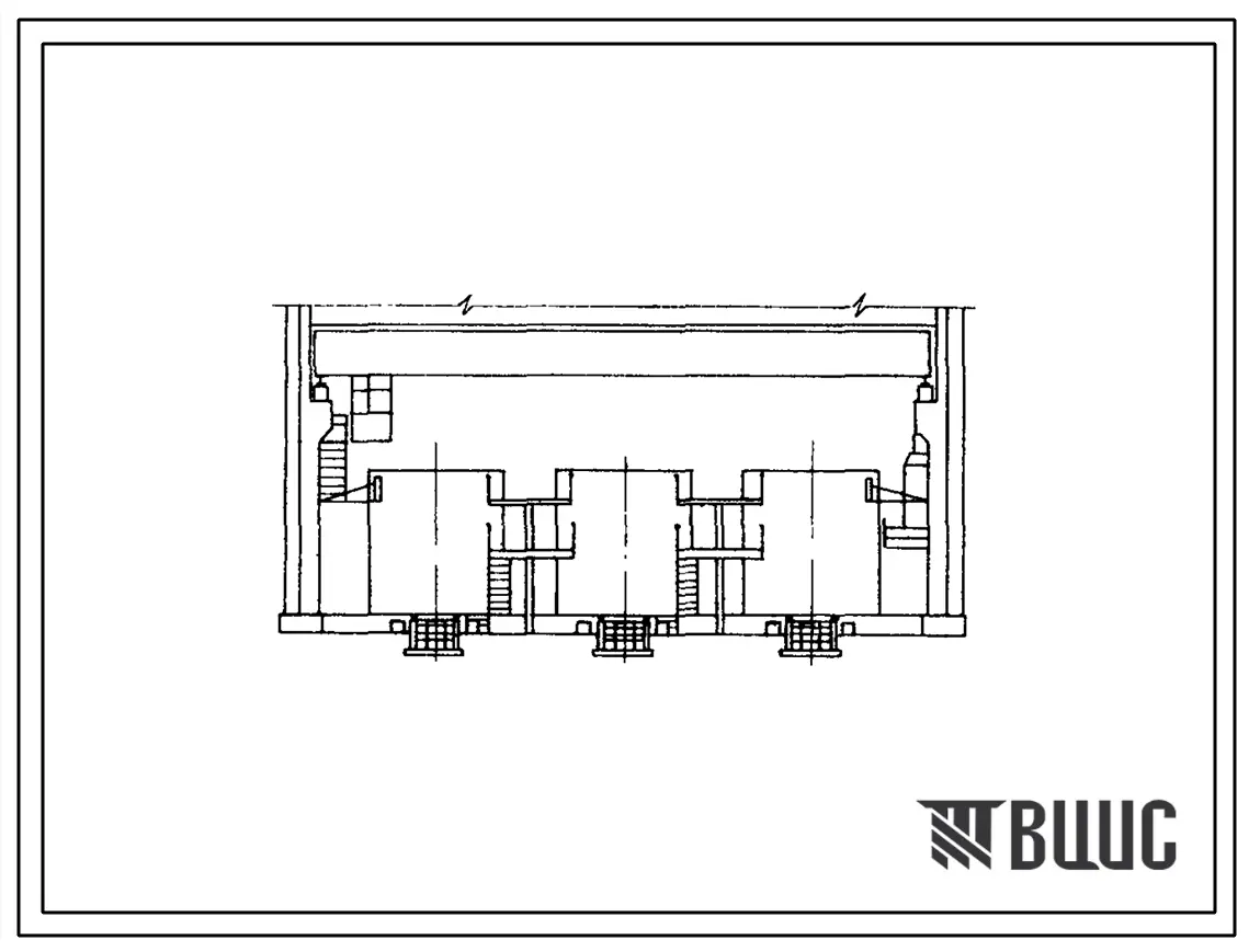 Типовой проект 501-03-1 Цех длиной 48 м текущего ремонта ТР-1 электровозов серии ВЛ80. Технологическая часть
