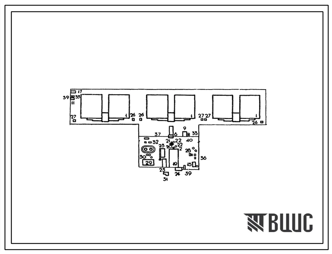 Типовой проект 819-209 Птицефабрика на 600 000 кур-несушек в одноэтажных сблокированных зданиях.