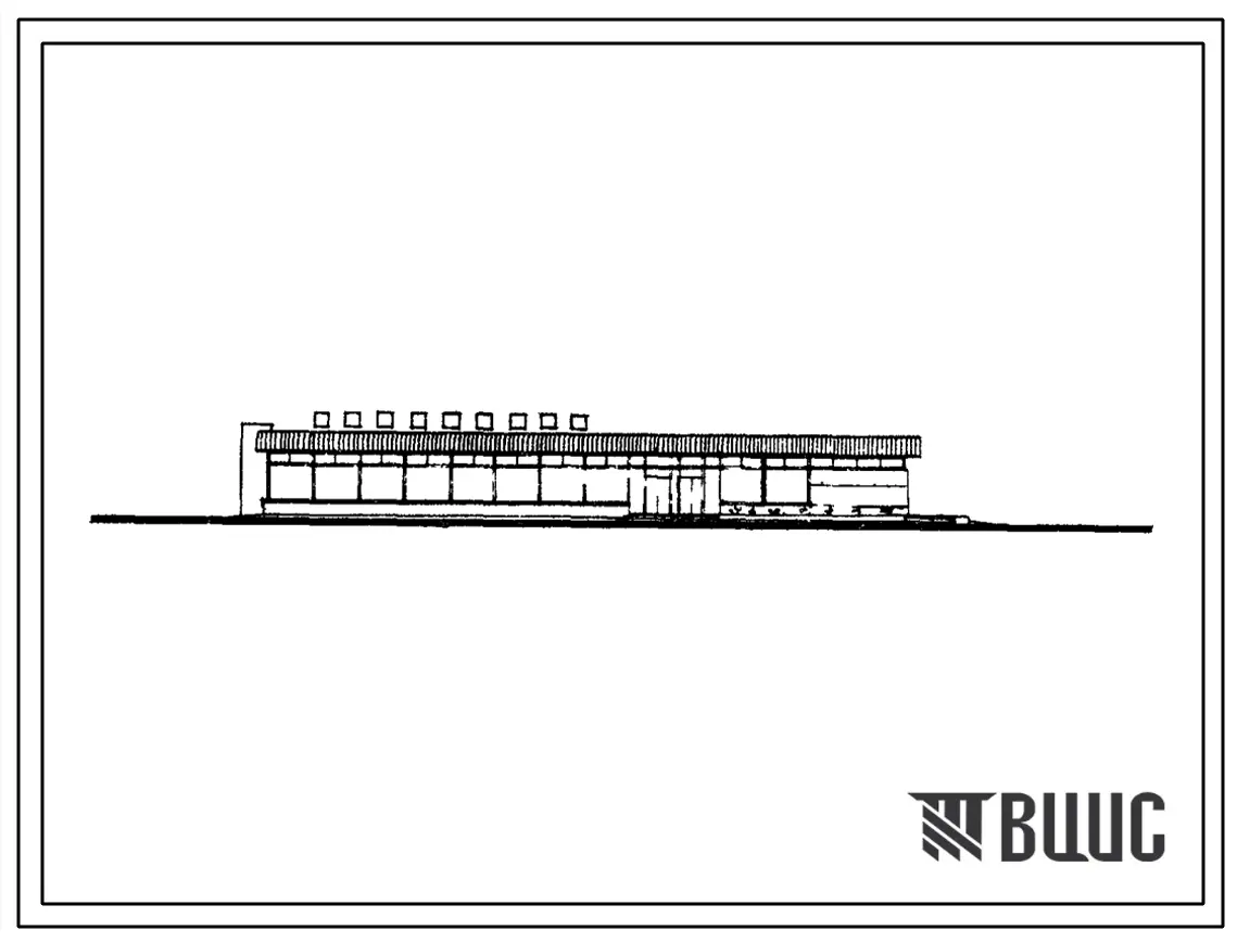 Типовой проект 274-13-63с Универсам в конструкциях ИИС-04 торговой площадью 690 м2. Для строительства в IВ климатическом подрайоне, II и III климатических районах сейсмичностью 7 и 8 баллов.