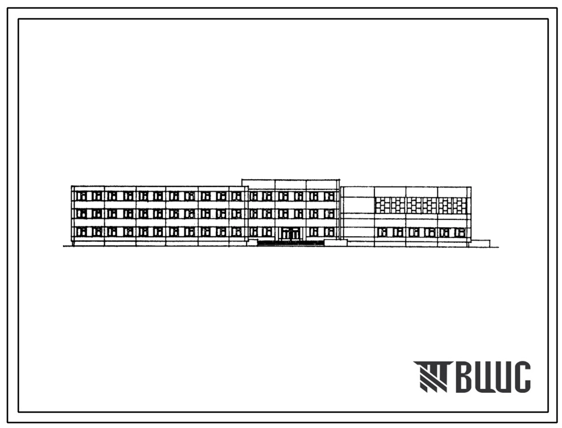 Типовой проект 222-1-476с.86 Школа на 22 класса (834-864 учащихся) в конструкциях серии 1.020.1-2с