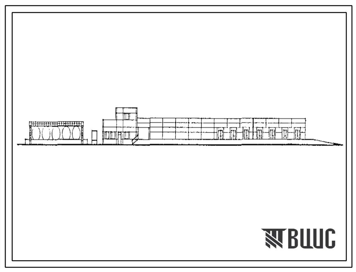 Типовой проект 705-4-96.87 Склад прирельсовый кислот, щелочей, гидротормозной жидкости и антифризов емкостью 600 т
