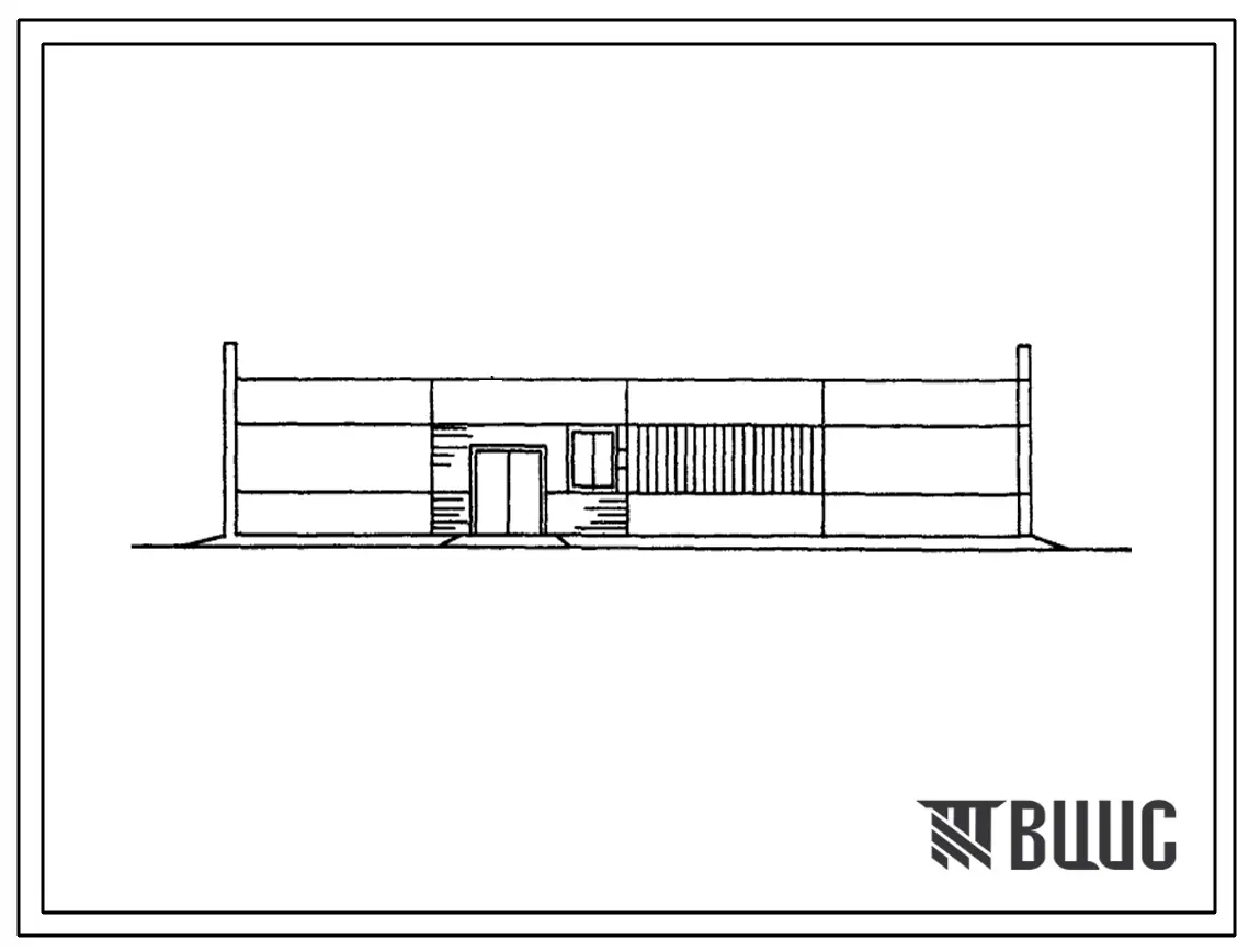 Типовой проект 813-141 Картофелехранилище емкостью 100 т для государственного сортоиспытательного участка.