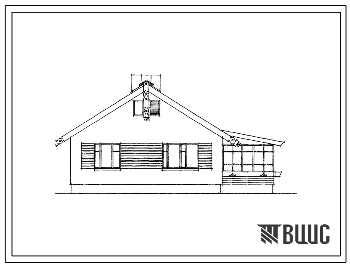 Типовой проект 184-16-69.83 1-этажный 1-квартирный 3-комнатный жилой дом для индивидуальных застройщиков. Для строительства в 1В климатическом подрайоне, 2 климатическом районе (с возможностью применения в 3 климатическом районе).