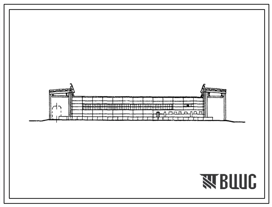 Типовой проект 709-156 Склад сантехнических изделий, облицовочных, защитных и других строительных материалов, емкостью 1,5 тысяч т.