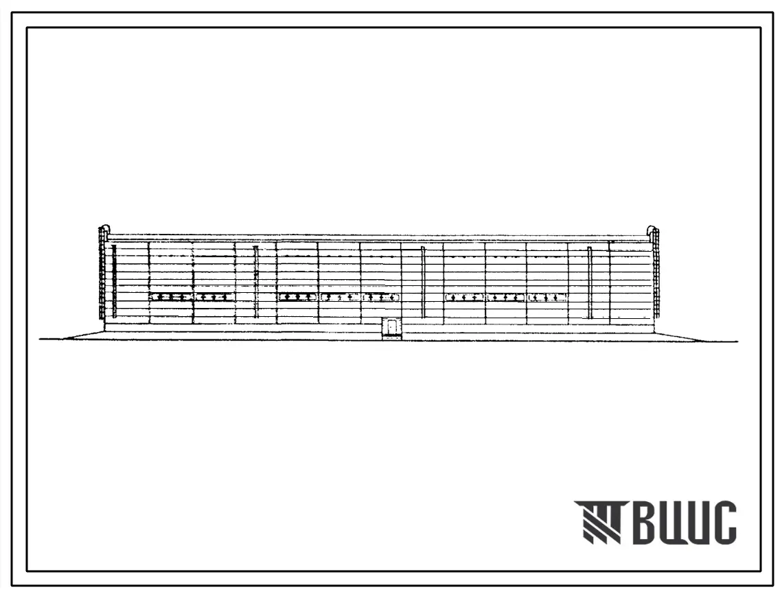 Типовой проект 407-3-0543.90 МП Закрытые распределительные устройства 110 кВ со сборными шинами из унифицированных конструкций (ЗРУ-110-12-18x78-ЖБ с высокой установкой оборудования)