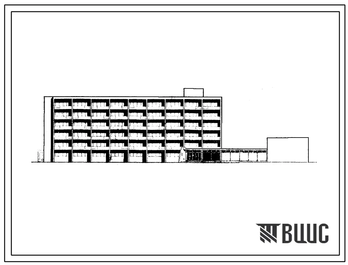 Типовой проект 254-3-2 Профилакторий на 300 мест. Для строительства во II и III строительно-климатических зонах.