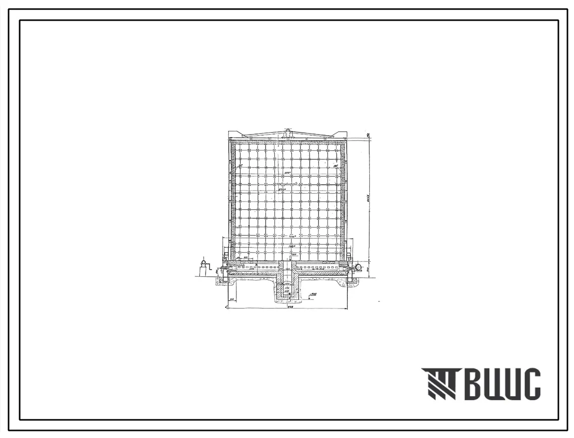 Проект 10257 Печь термическая колпаковая размерами пода 4.02х6.15 м на газе