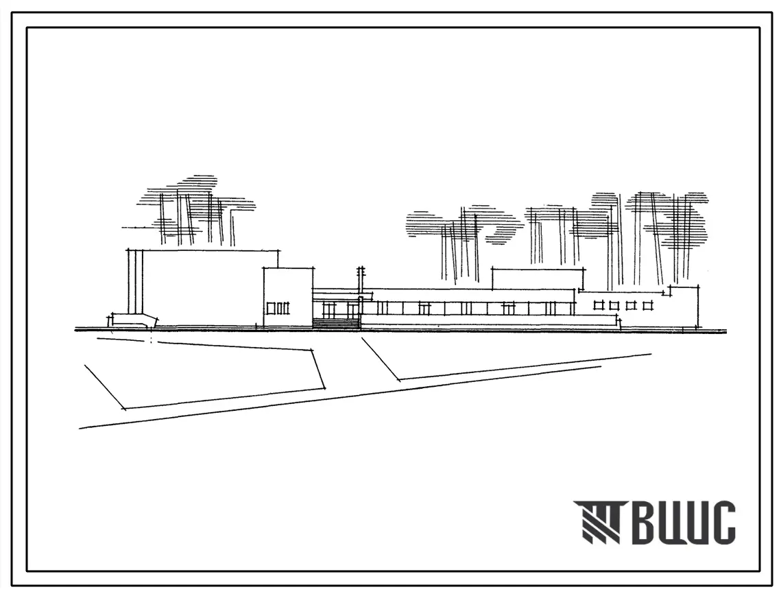 Типовой проект 242-4-32 Клуб-столовая для турбазы на 500 мест для строительства во 2 и 3 климатических районах.