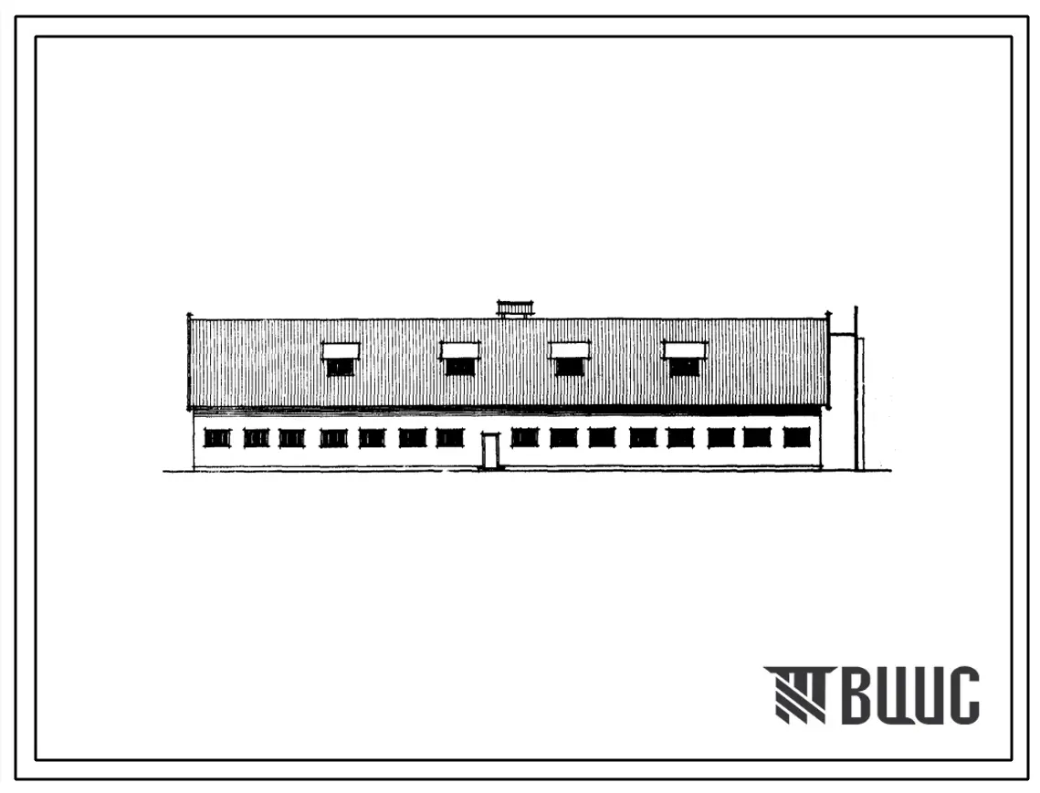 Типовой проект 801-18 Телятник на 280 голов. Для строительства во II строительно-климатической зоне. (Для 2 проектно-строительной зоны).