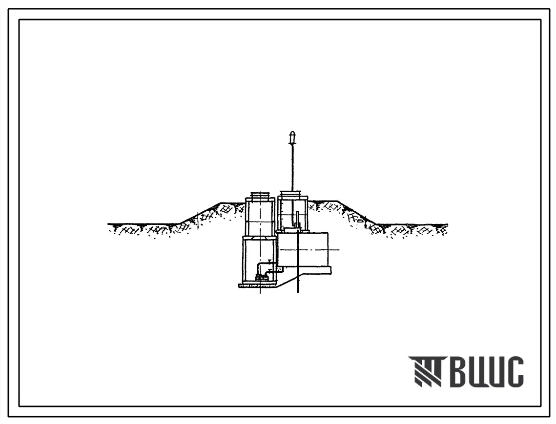 Типовой проект 704-2-1/66 Заглубленное хранилище дизельного топлива емкостью 3 или 5 м? с насосной.