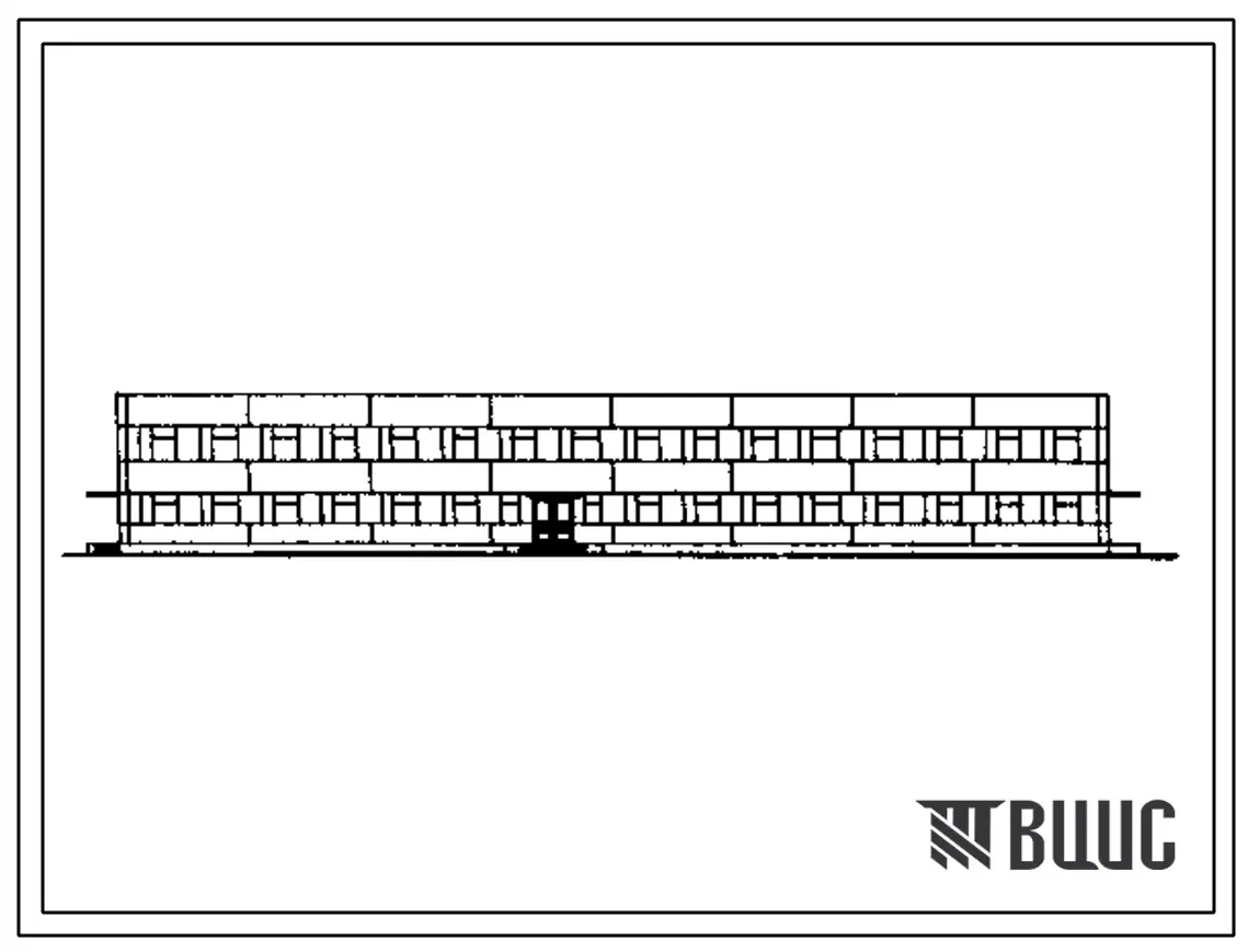 Типовой проект 416-1-192.87 Здание бытовых и вспомогательных помещений склада для хранения продовольственных товаров складской площадью 10 тыс. м2.