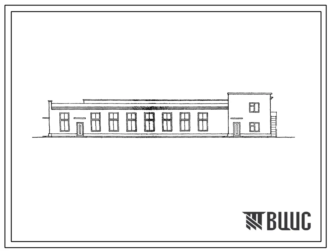 Типовой проект 284-3-9/70 Прачечная производительностью 1т сухого белья в смену для строительства во 2 и 3 строительно-климатических зонах.