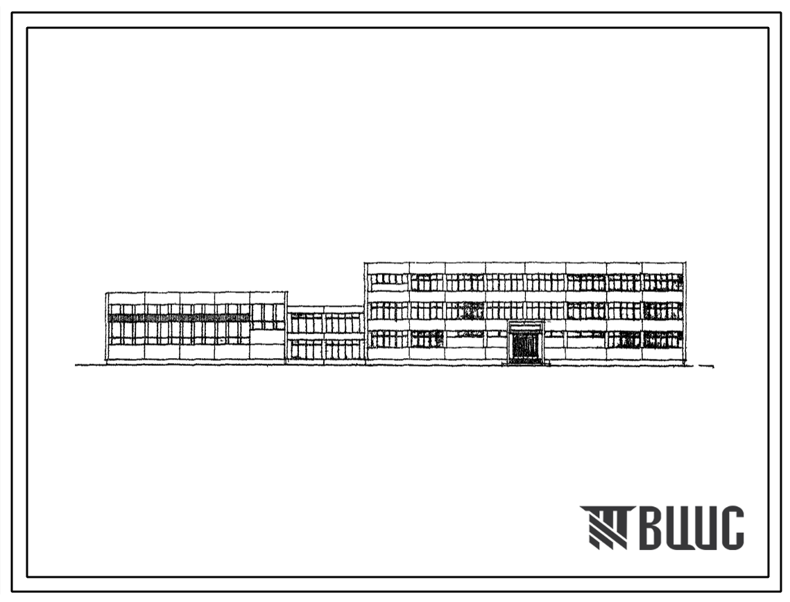 Типовой проект 221-1-149 Общеобразовательная школа на 30 классов (1176 ученических мест). Для строительства во 2 и 3 климатических зонах
