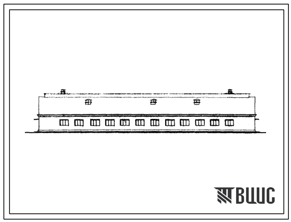 Типовой проект 805-68 Батарейный цех для выращивания цыплят от 1 до 60-дневного возраста на 16-18 тыс.птицемест. (Для 3 проектно-строительной зоны).