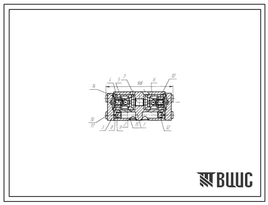 Шифр ГЗМ6/3М-00.000 Гидрозамок ГЗМ6/3М-00.000
