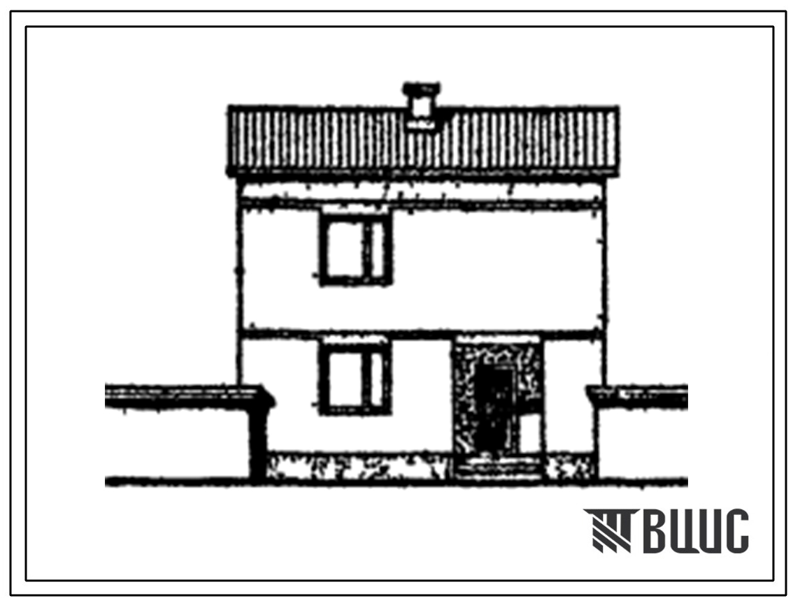 Типовой проект 144-217-13с/1 Двухэтажный одноквартирный жилой дом с квартирой типа 4Б.