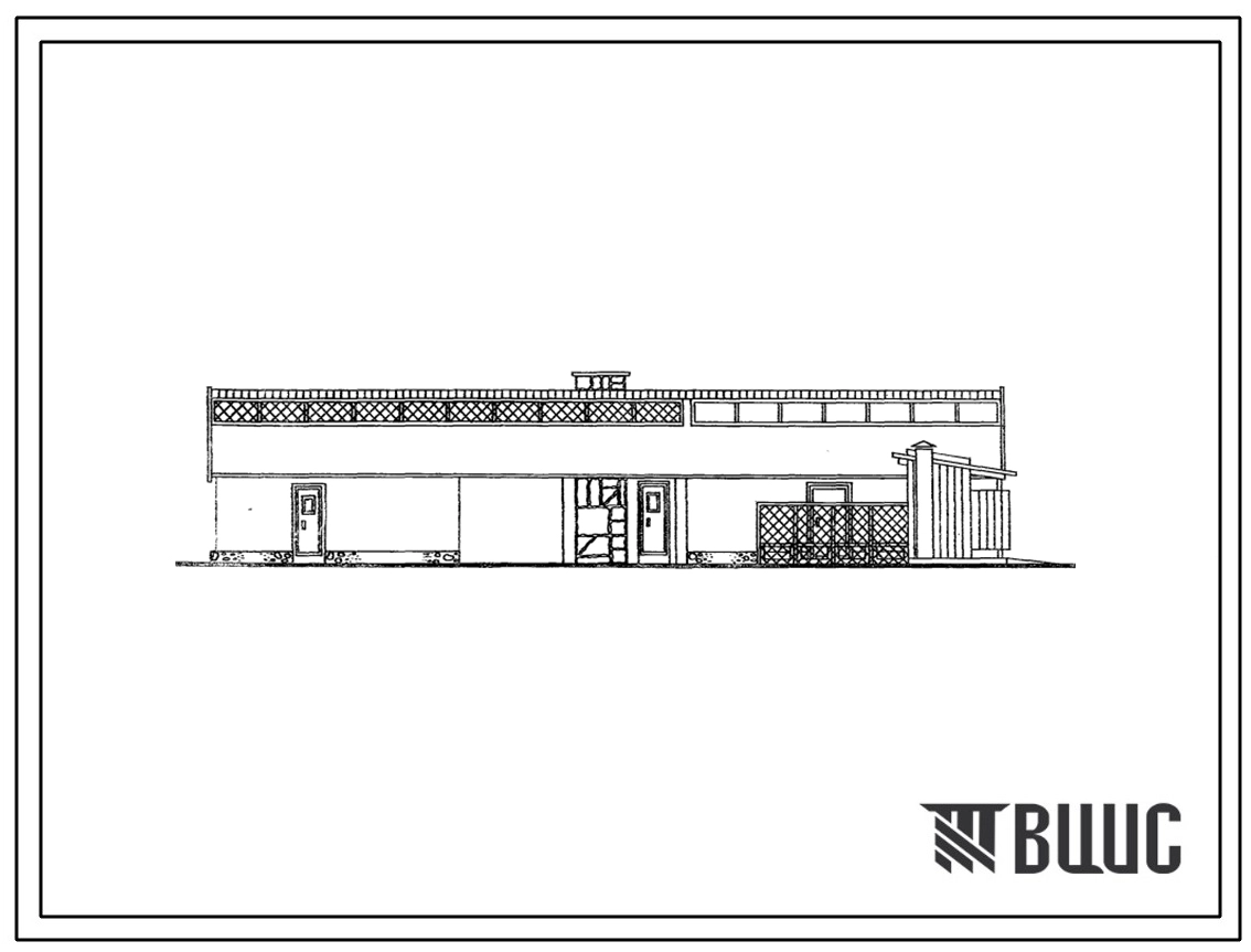 Типовой проект 194-000-229.83 Хозяйственные постройки для содержания скота и птицы и надворные хозяйственные постройки различного назначения. Для строительства в 4 климатическом районе.