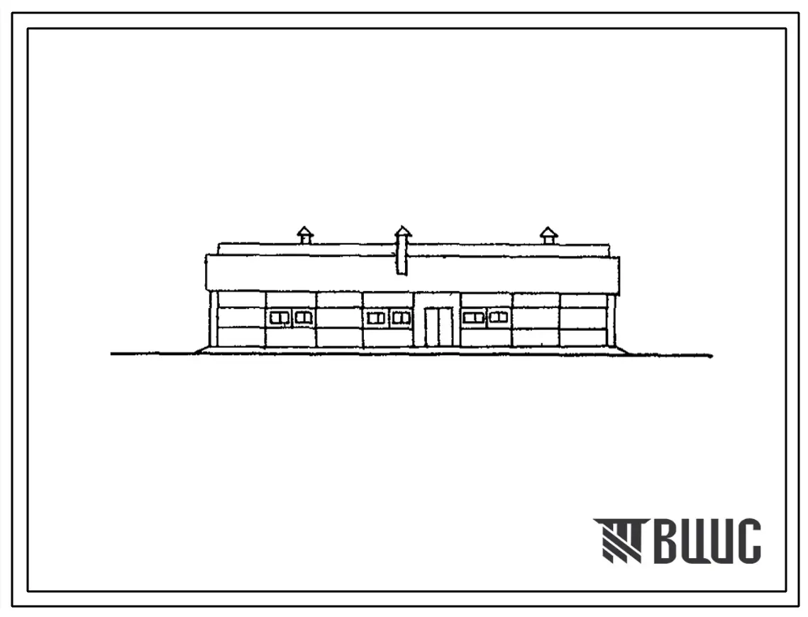 Типовой проект 803-125 Овчарня на 450 голов ремонтного молодняка