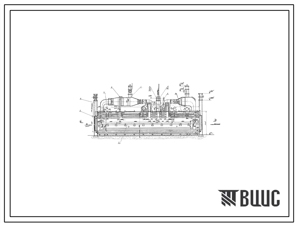Проект 37871 Печь отпускная толкательная размеры пода 0,93х9,95 м на газе