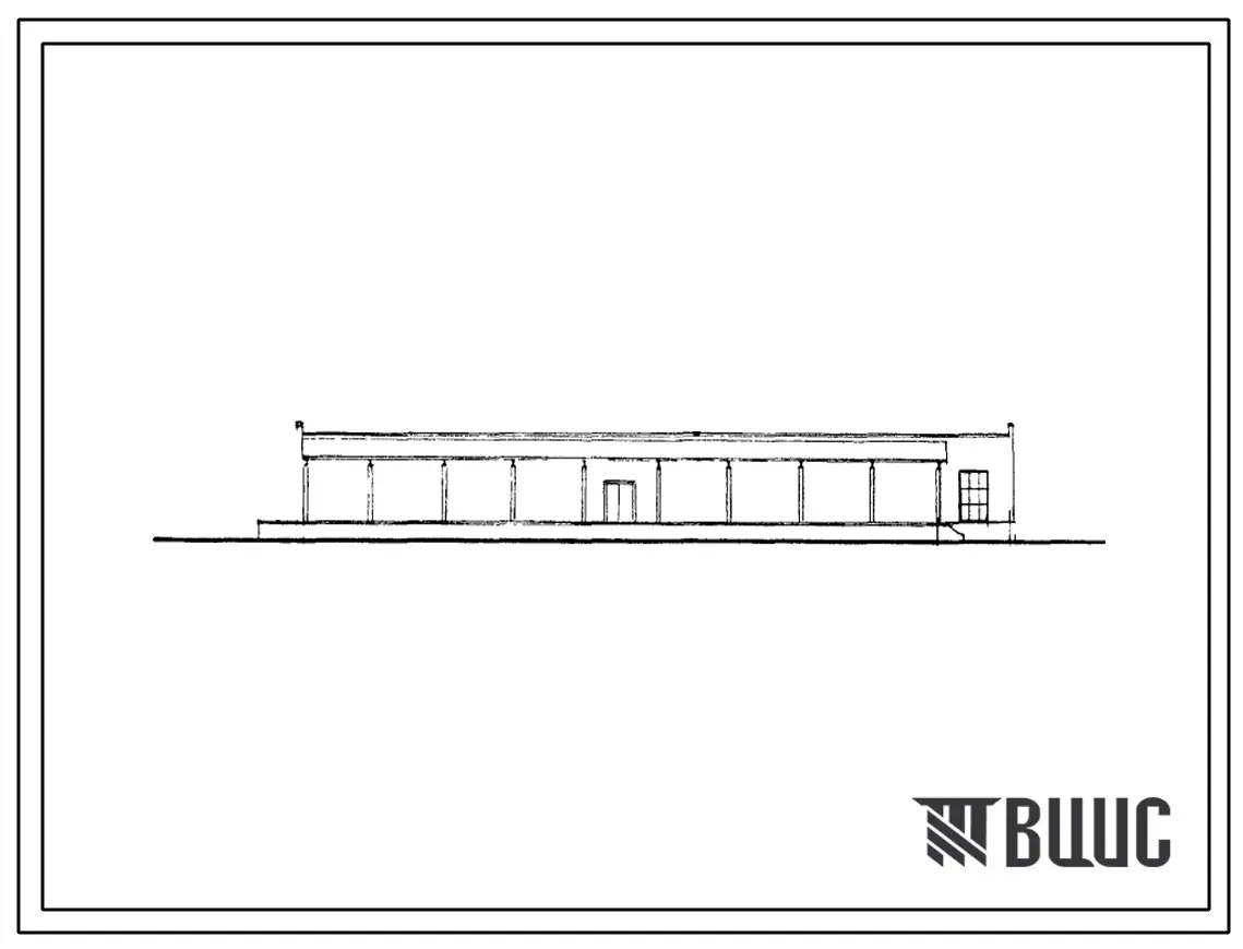 Типовой проект 703-10 Овощехранилище с цехом расфасовки, охлаждаемое , наземного типа емкостью 1600 тонн. (Для фруктов 1000 тонн).