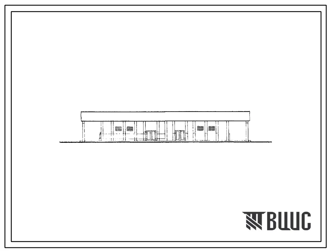 Типовой проект 509/68 Механизированное зернохранилище емкостью 1000 т.