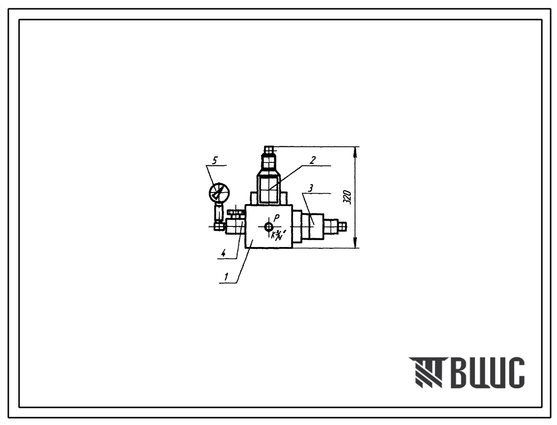 Шифр С100ГБ.ПС Гидроблок насосной установки С100Б.В3.16.56,7.22