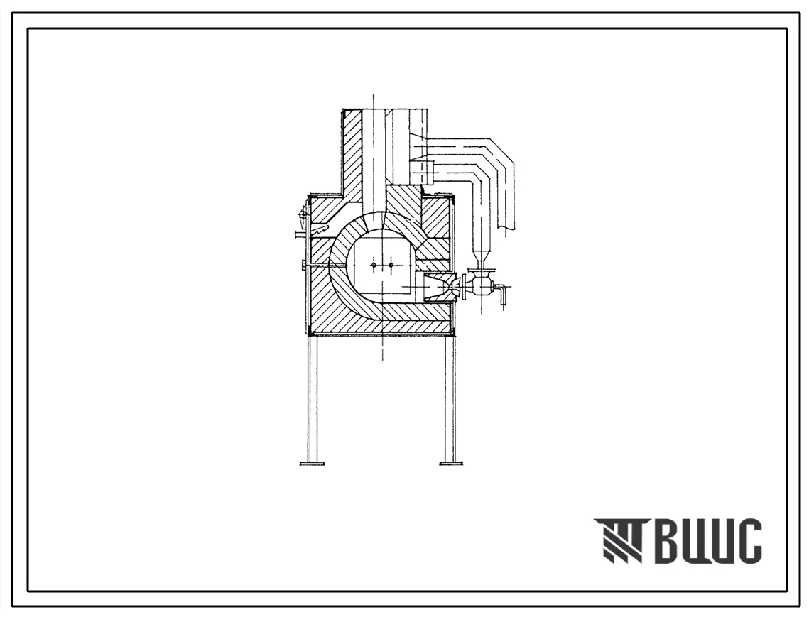 Типовой проект 409-27-032.86 Печь для отделки стекляных изделий