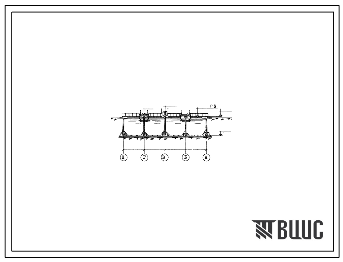 Типовой проект 902-2-216 Аэротенки с низконапорной аэрацией двухкоридорные с размерами коридора 4,5 на 4,0 на 36 м из 2-ух секций