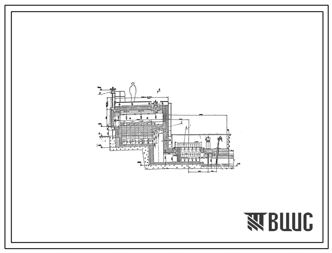Проект 55796 Печь нагревательная каменная размерами пода 3,0х4,06 м, на газе