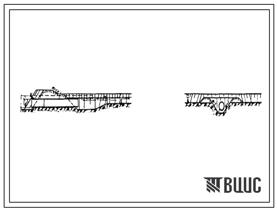 Типовой проект 8-07-183/65 Гидротехнические сооружения на оросительных каналах. Водовыпуски во временные оросители на расход до 150 л/сек