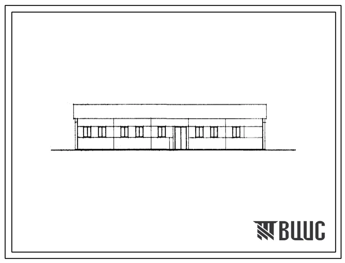 Типовой проект 803-4-37с.85 Овчарня на 500 голов ремонтного молодняка. Для строительства в районах сейсмичностью 7 и 8 баллов