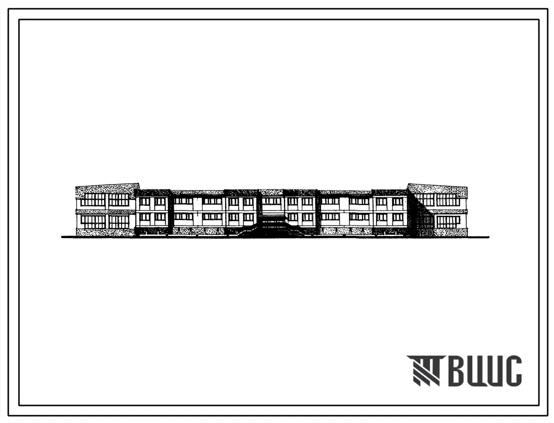 Типовой проект 213-1-123-209м Детские ясли-сад на 280 мест. В конструкциях серии 123. Для строительства в 1А, 1Б и 1Г климатических подрайонах с вечномерзлыми грунтами