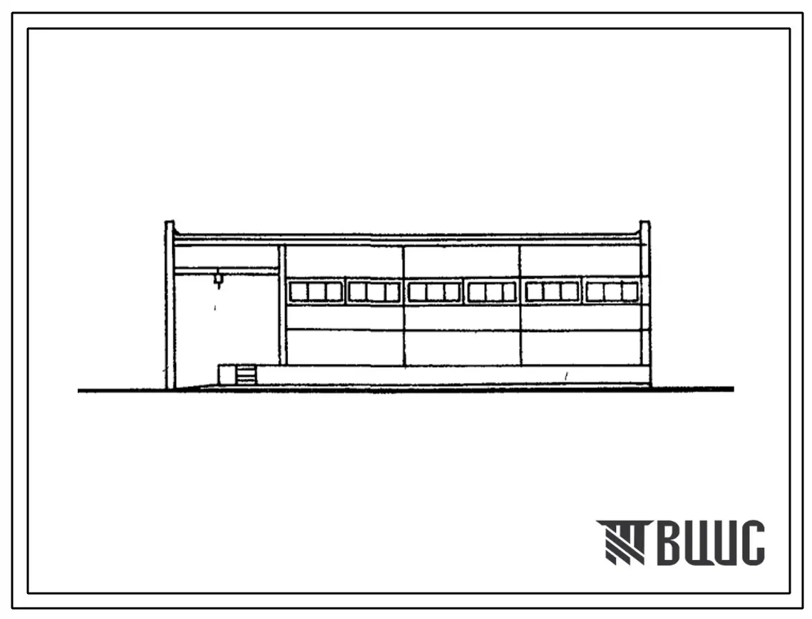 Типовой проект 503-251 Здание для хранения и подгруппировки грузов на 100 т.