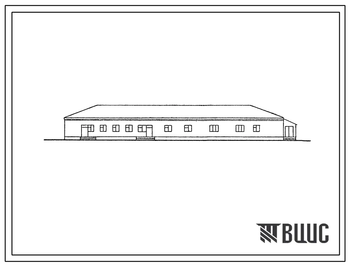 Типовой проект 284-4-11с Баня на 26 мест с прачечной на 250 кг белья в смену. Для строительства в районах с сейсмичностью 7, 8 и 9 баллов, на просадочных и непросадочных грунтах.