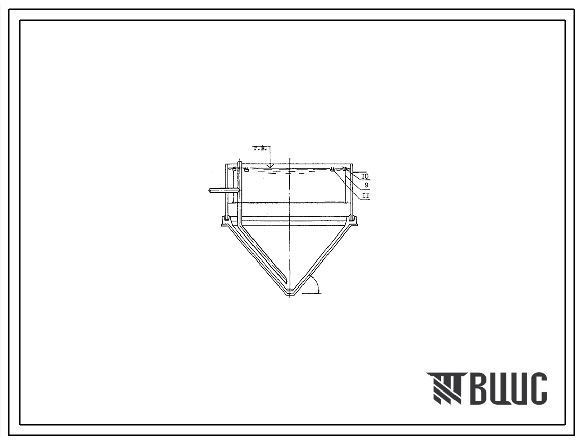 Типовой проект 902-2-361 Отстойники канализационные вертикальные вторичные из сборного железобетона диаметром 9,0 м